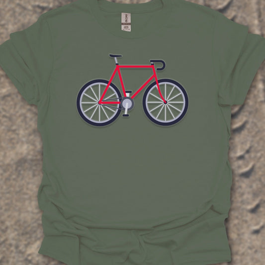 Racefiets rood T‑Shirt