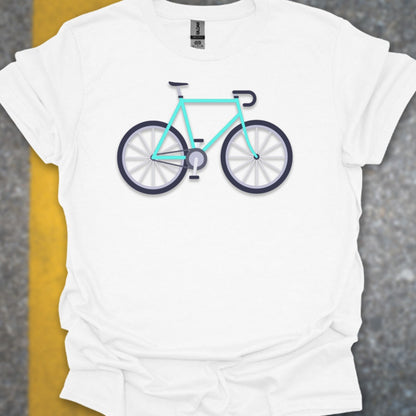 Racefiets turquoise T‑Shirt
