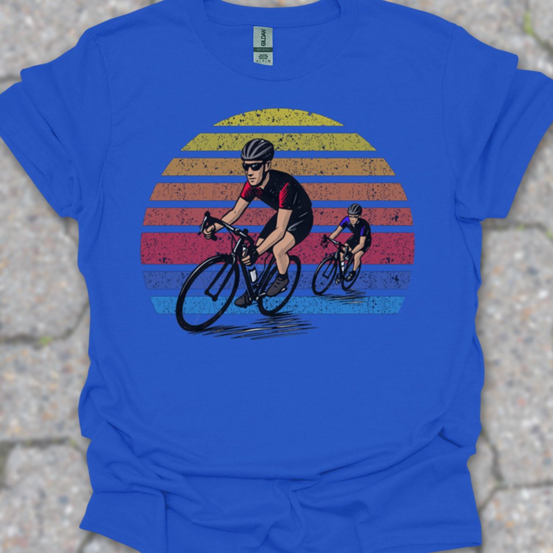 Wielrenners retro zon T‑Shirt