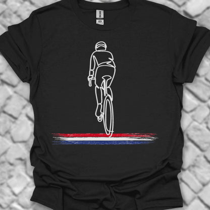 Wielrenner Nederlandse driekleur T‑Shirt