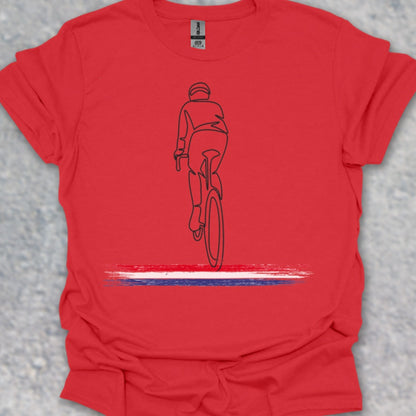 Wielrenner Nederlandse driekleur T‑Shirt