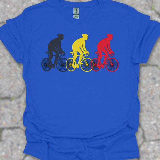 Koersers Belgische driekleur T‑Shirt