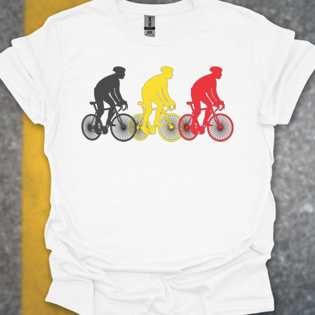 Koersers Belgische driekleur T‑Shirt