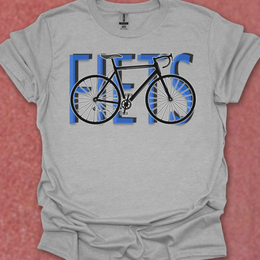 Fiets blauw T‑Shirt