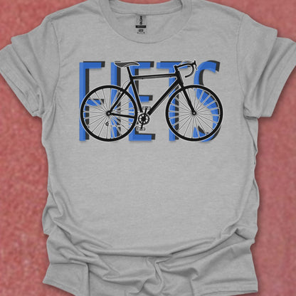 Fiets blauw T‑Shirt