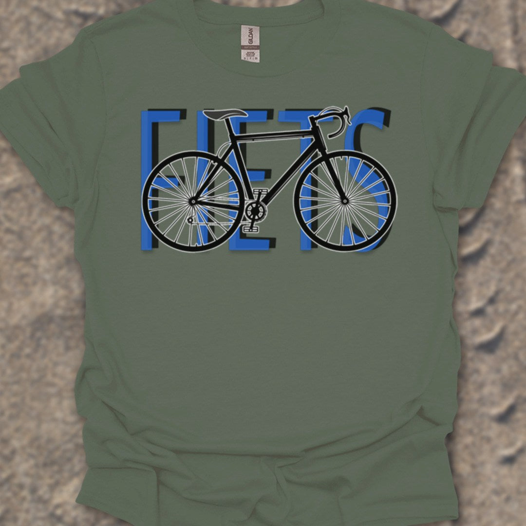 Fiets blauw T‑Shirt