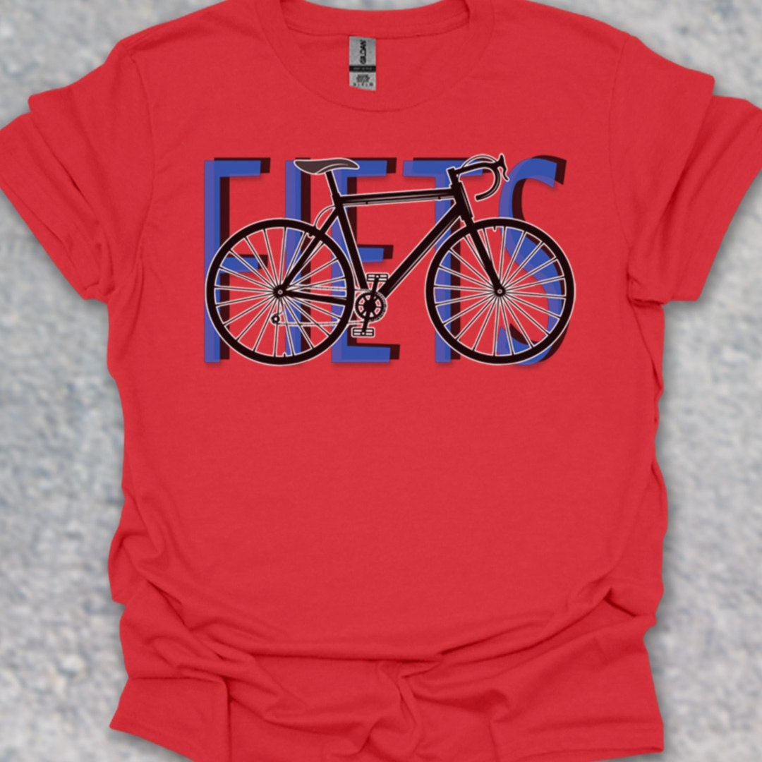 Fiets blauw T‑Shirt