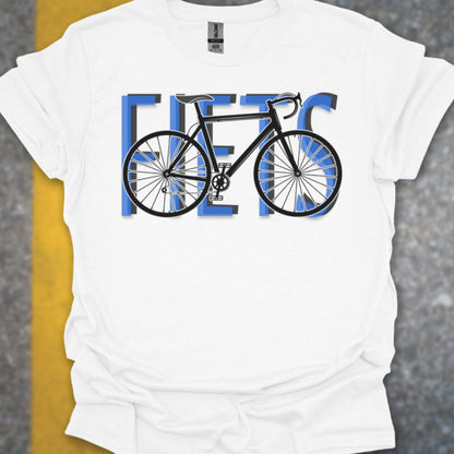 Fiets blauw T‑Shirt
