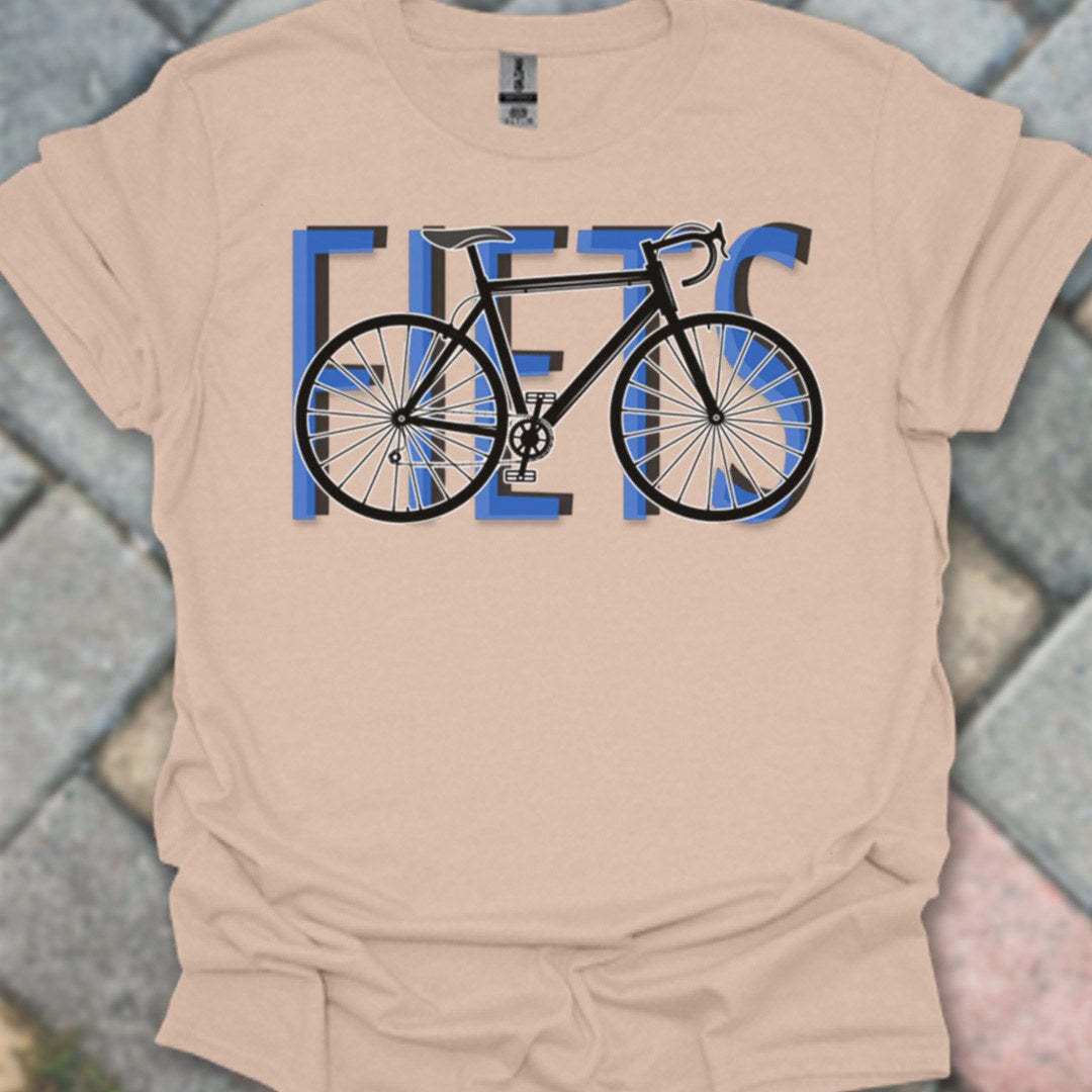 Fiets blauw T‑Shirt