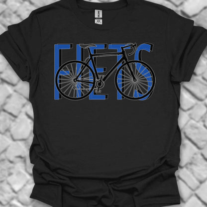 Fiets blauw T‑Shirt