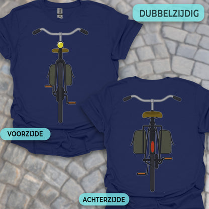 Stadsfiets voor & achter T‑Shirt