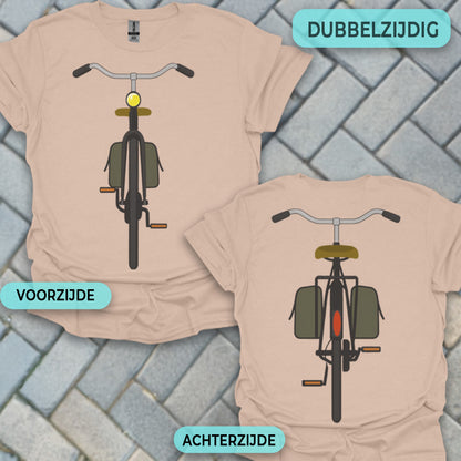 Stadsfiets voor & achter T‑Shirt