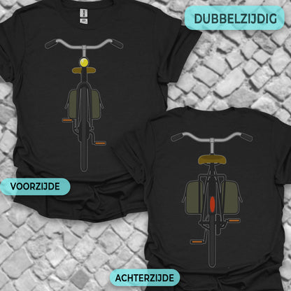 Stadsfiets voor & achter T‑Shirt