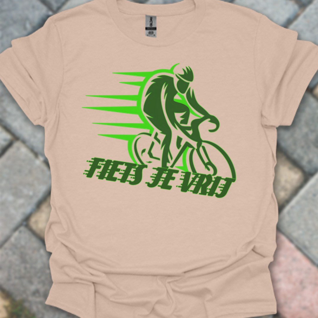 Fiets je vrij groen T‑Shirt