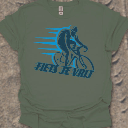 Fiets je vrij blauw T‑Shirt