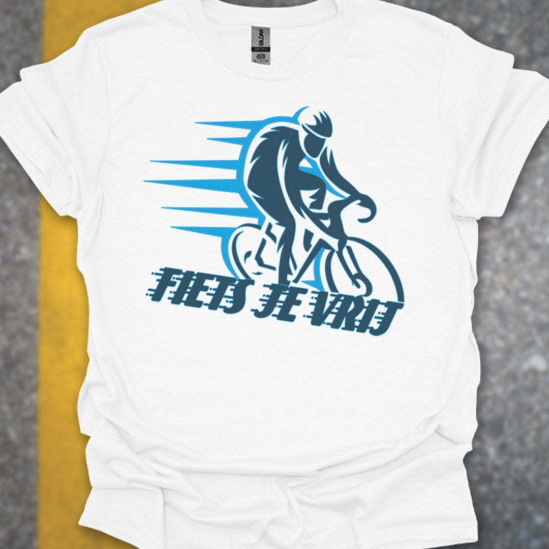 Fiets je vrij blauw T‑Shirt