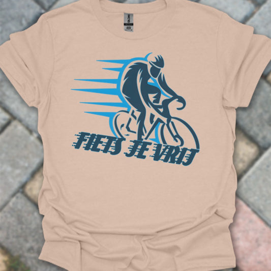 Fiets je vrij blauw T‑Shirt