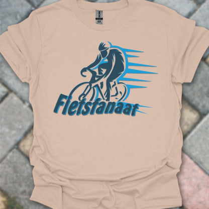 Fietsfanaat blauw T‑Shirt