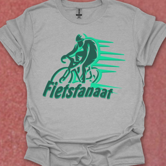 Fietsfanaat groen T‑Shirt