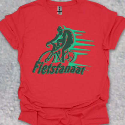 Fietsfanaat groen T‑Shirt