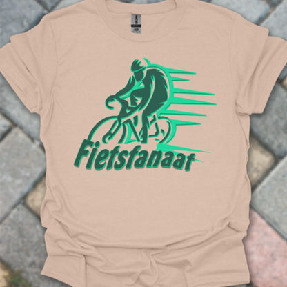 Fietsfanaat groen T‑Shirt