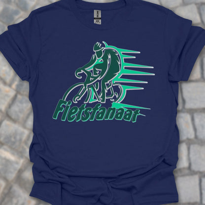Fietsfanaat groen T‑Shirt