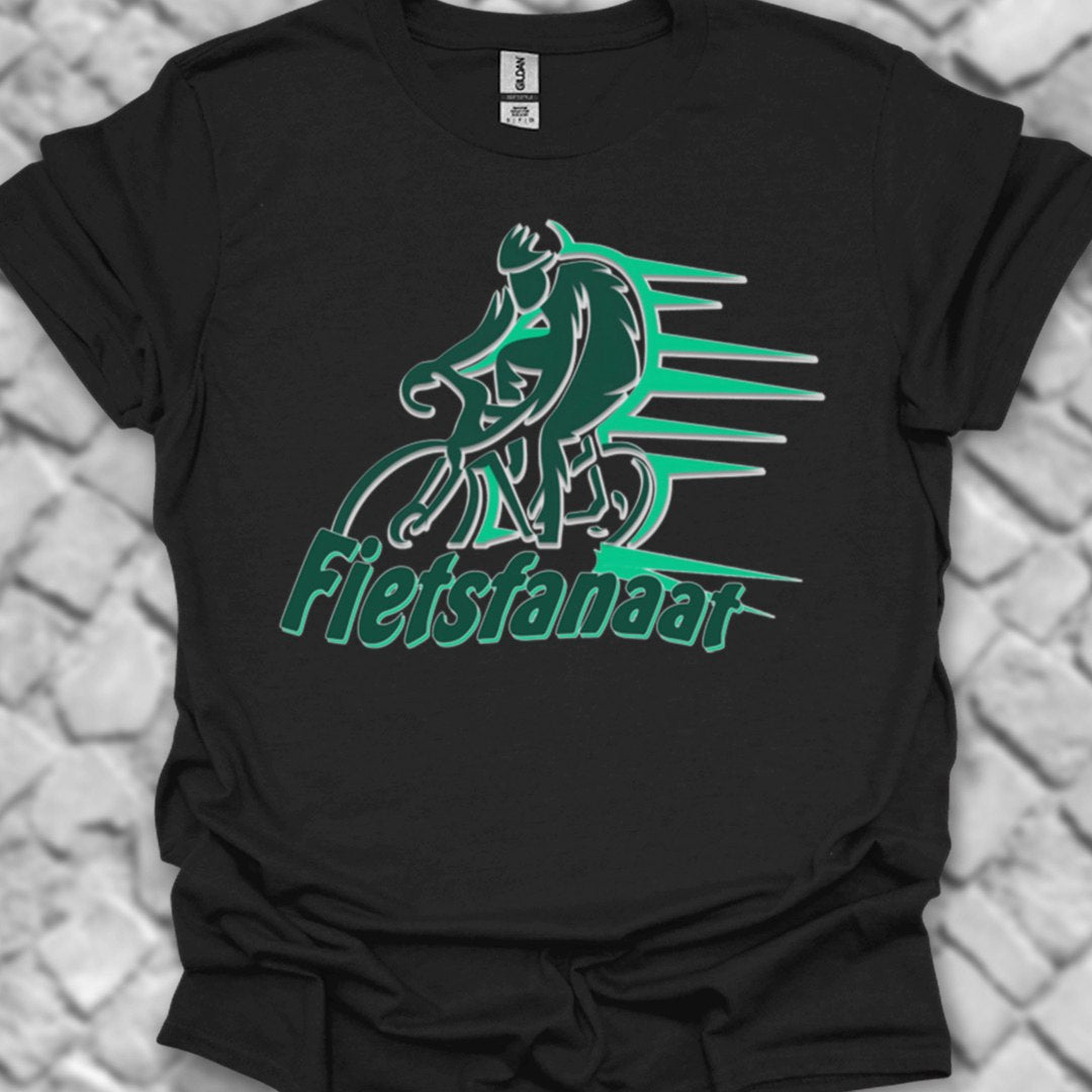 Fietsfanaat groen T‑Shirt