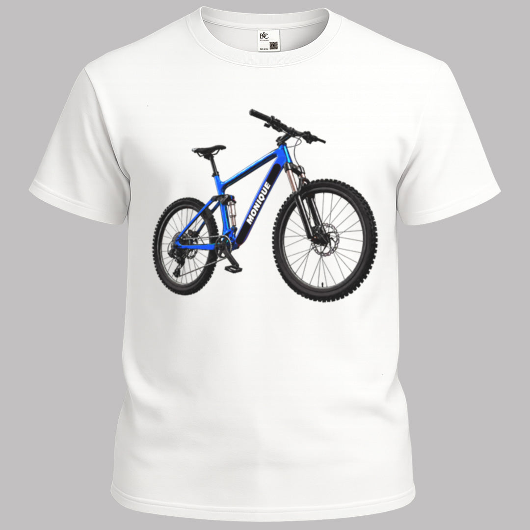 MTB blauw met eigen naam