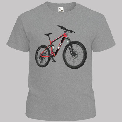 MTB rood met eigen naam