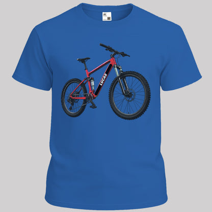 MTB rood met eigen naam