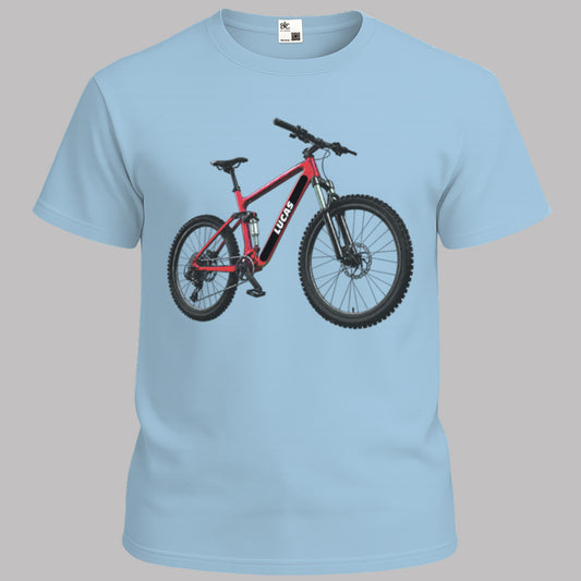 MTB rood met eigen naam