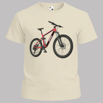 MTB rood met eigen naam