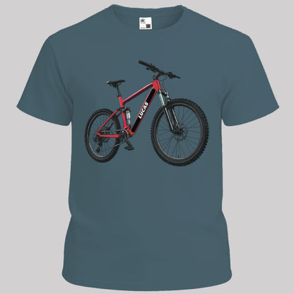 MTB rood met eigen naam