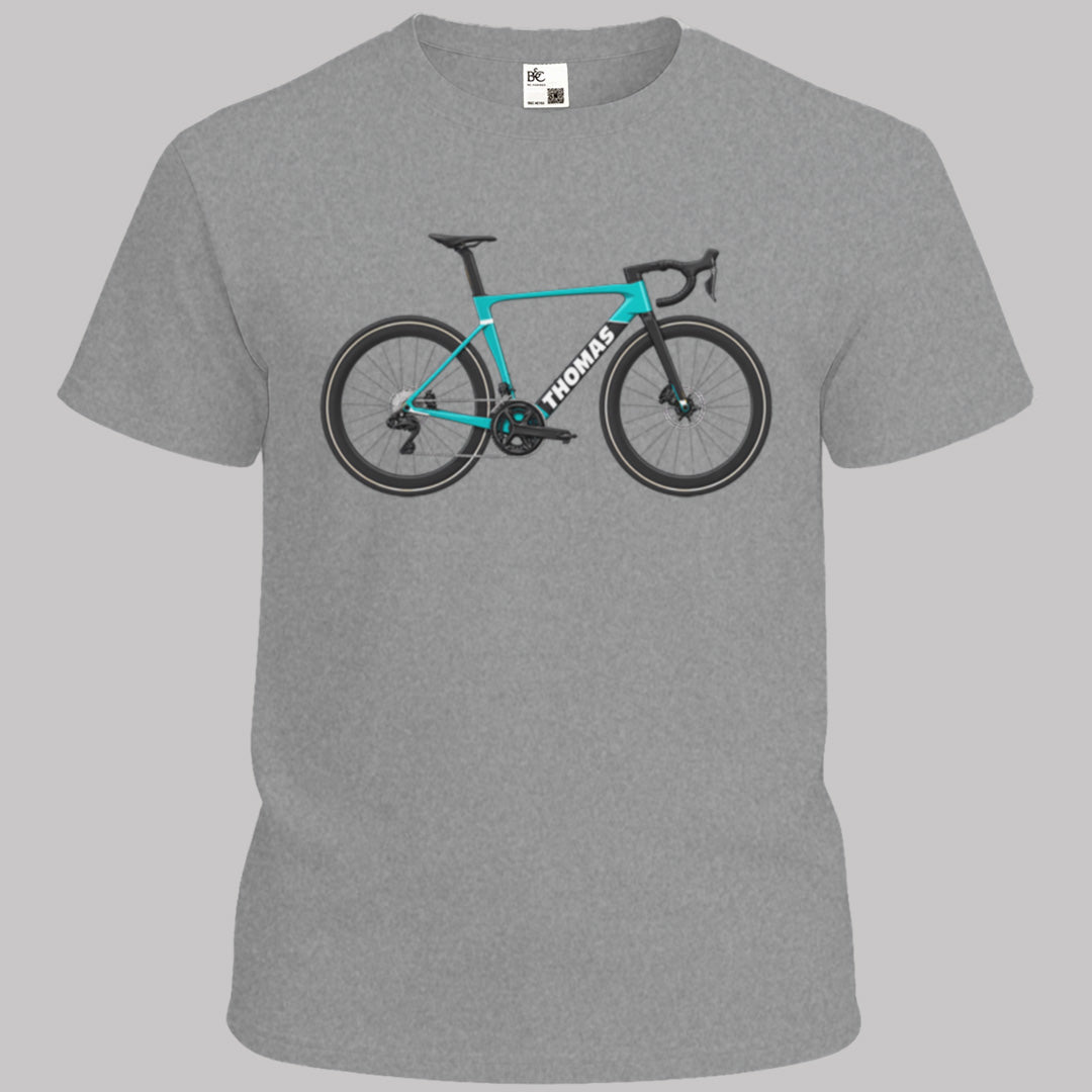 Aerobike turquoise met eigen naam