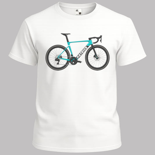 Aerobike turquoise met eigen naam