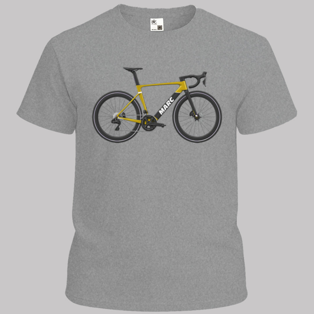 Vélo aéro jaune avec nom au choix
