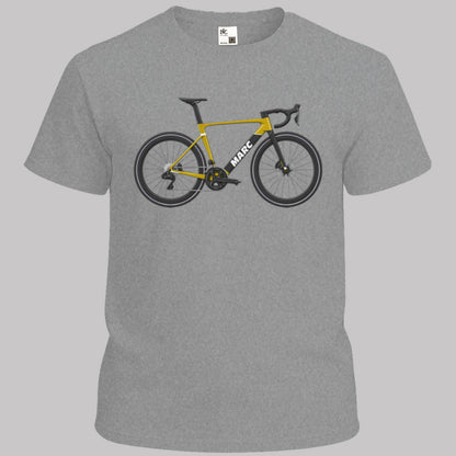 Vélo aéro jaune avec nom au choix