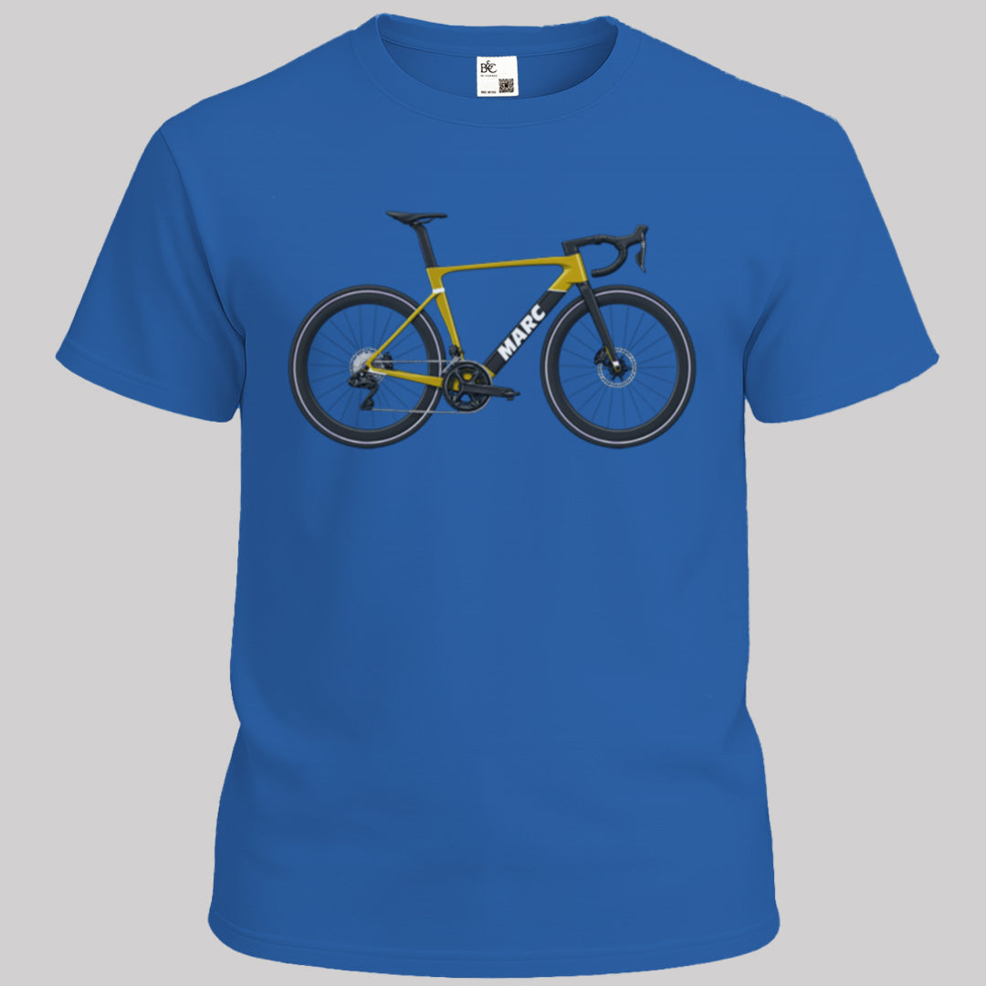 Vélo aéro jaune avec nom au choix
