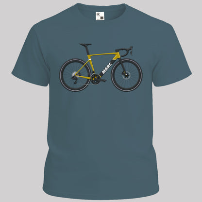 Vélo aéro jaune avec nom au choix