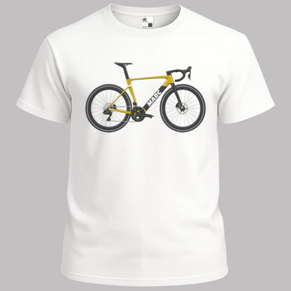 Vélo aéro jaune avec nom au choix