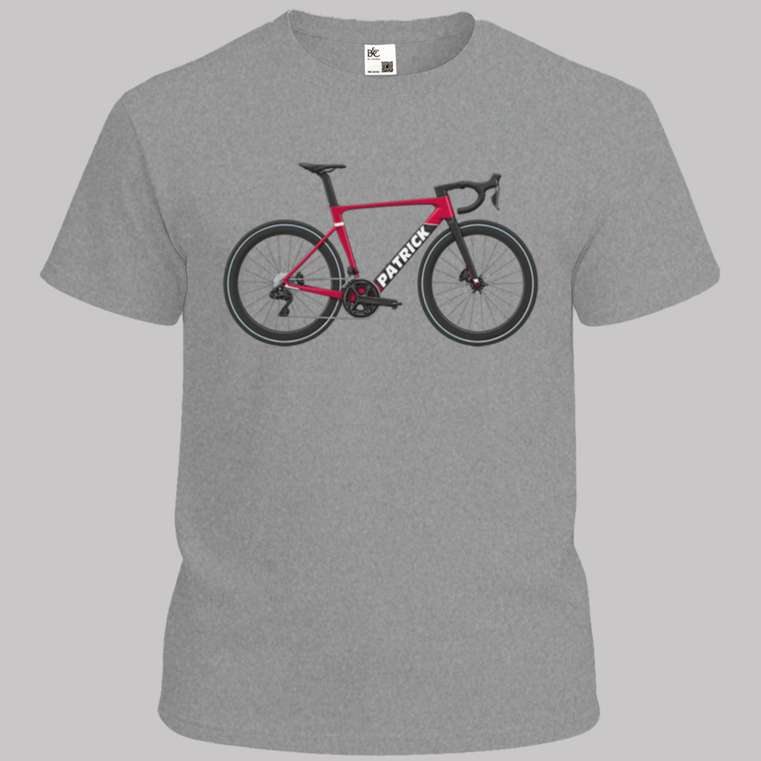 Vélo aéro rouge avec nom au choix