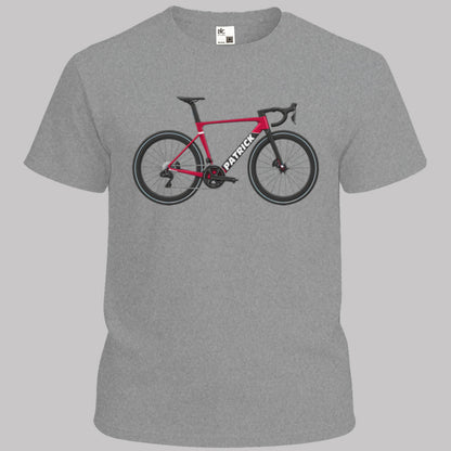 Vélo aéro rouge avec nom au choix