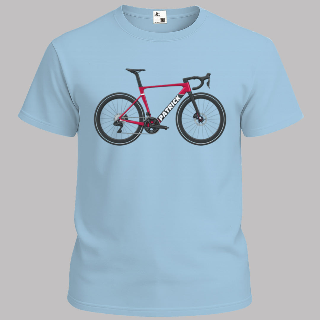 Vélo aéro rouge avec nom au choix