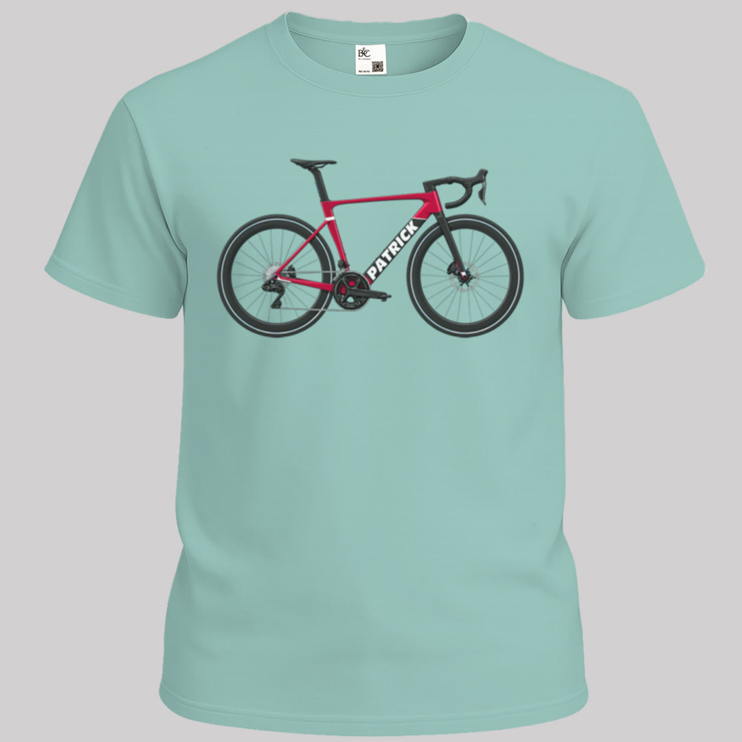 Vélo aéro rouge avec nom au choix