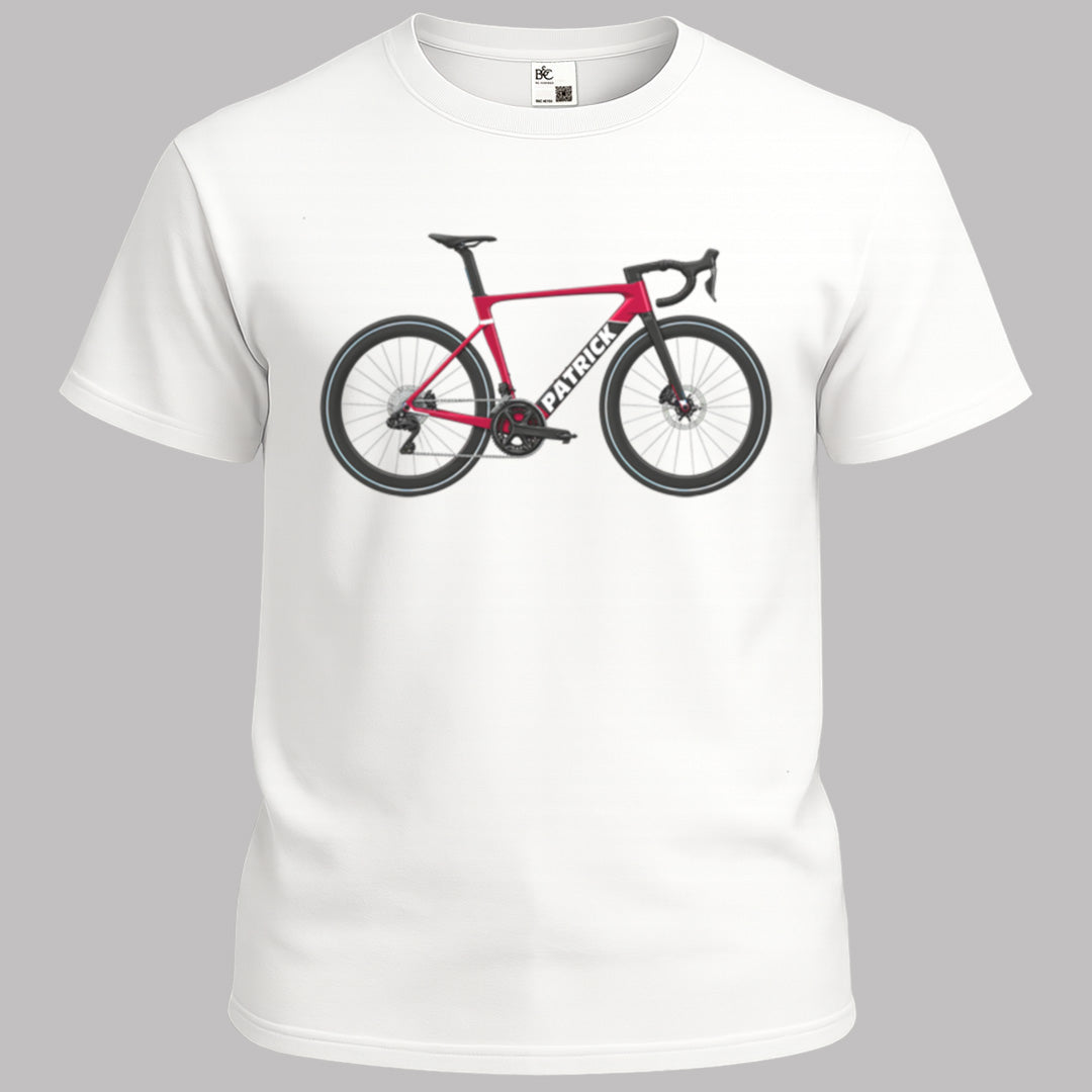 Vélo aéro rouge avec nom au choix