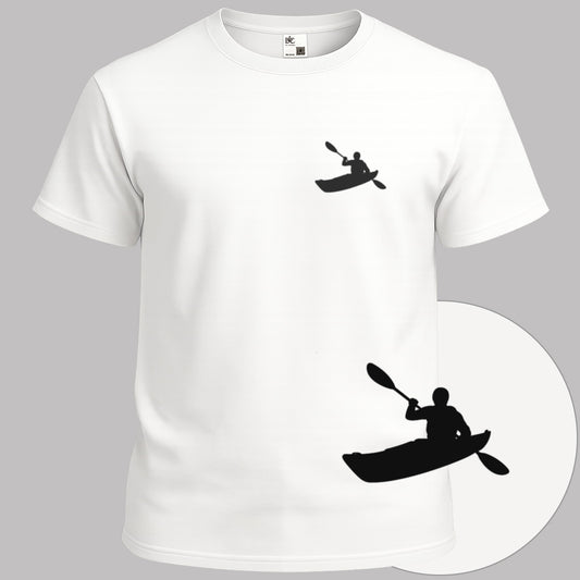 Kajak borstprint T-shirt