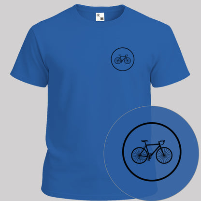 Koersfiets cirkel zwart T‑Shirt