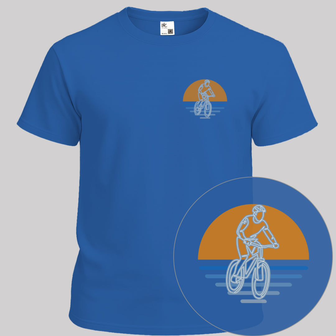 MTB zonsondergang T‑Shirt