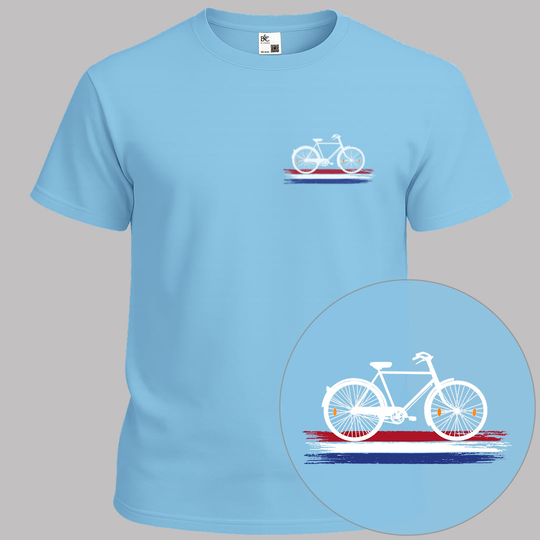 Nederland Fietsland wit T‑Shirt