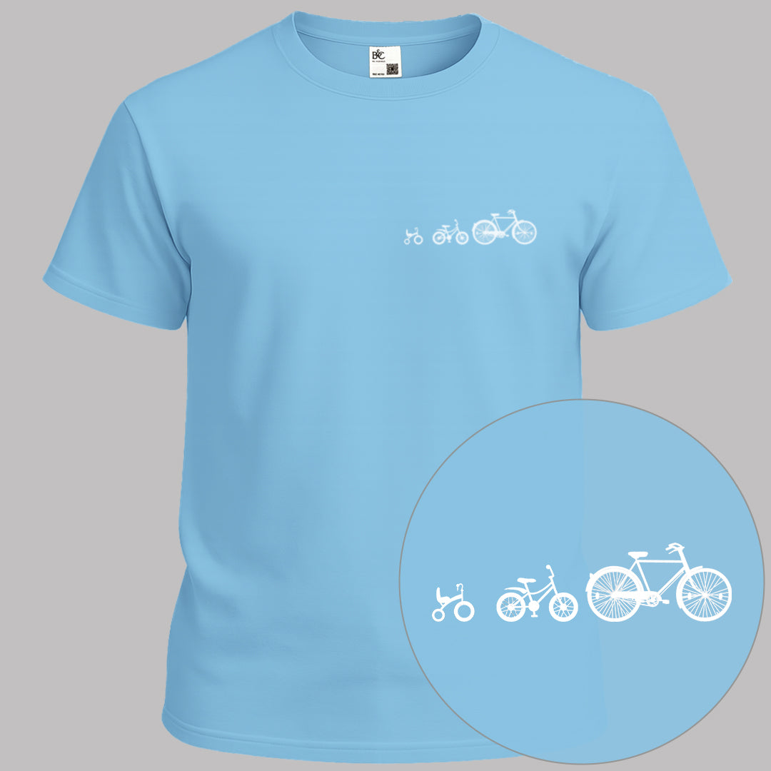 Papafiets & kids wit T‑Shirt